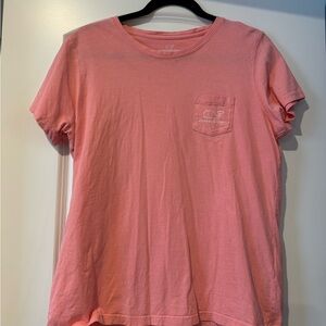 Vineyard Vines Coral Short Sleeve Tee